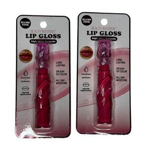 Beauty Intuition Pink Lip Gloss Set – High Shine Moisturizing (2 Pack)